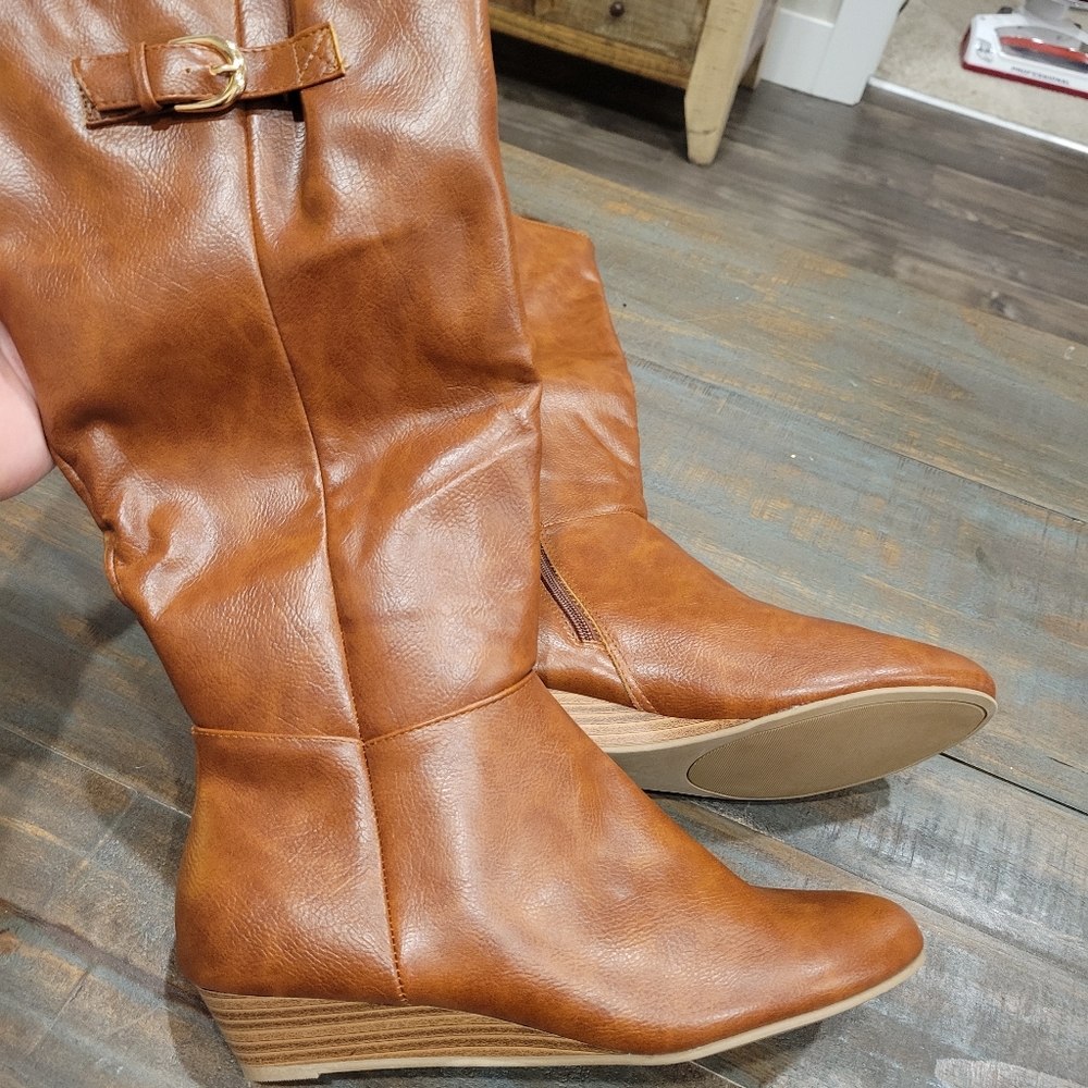 Brown Knee High Boots